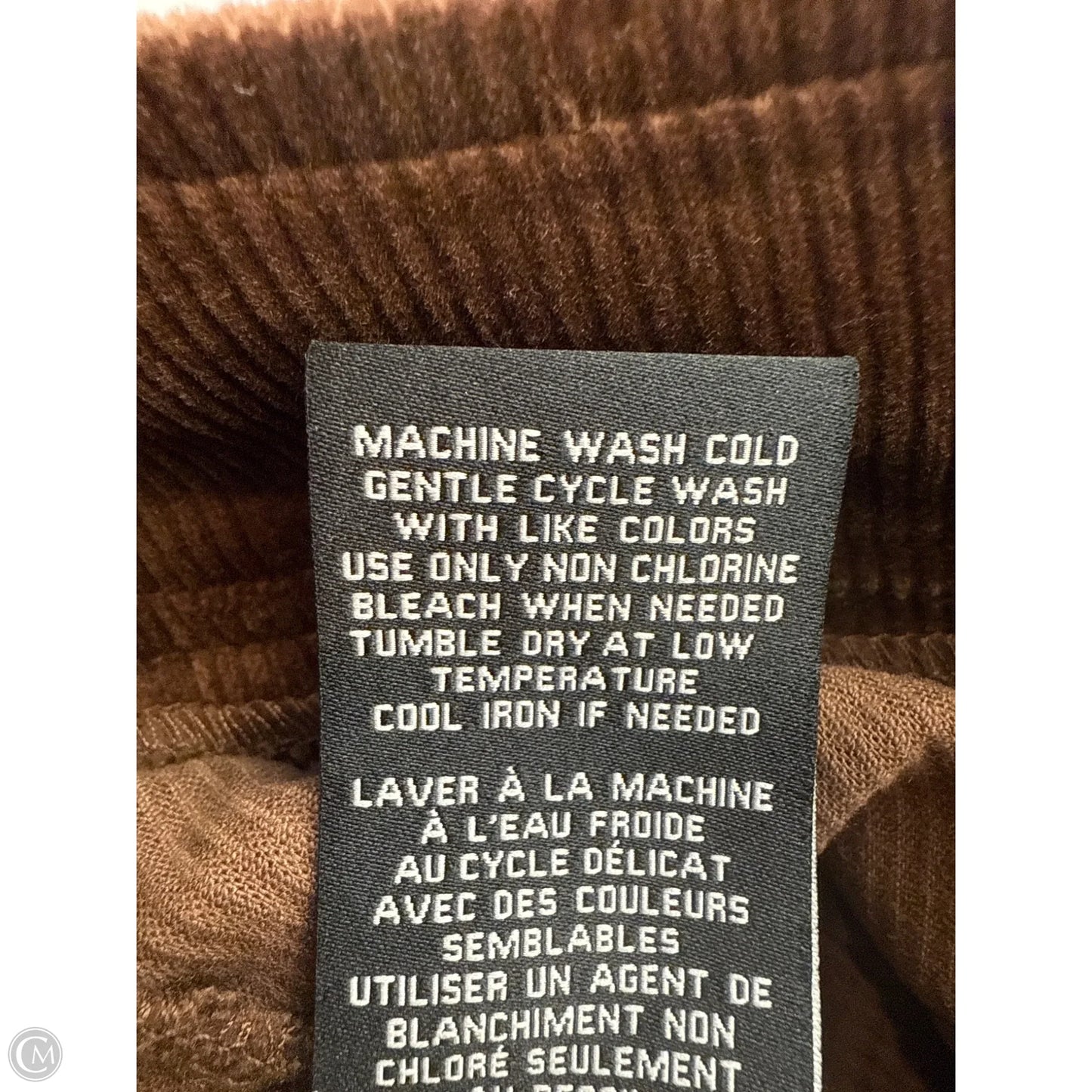 Pants Corduroy By 7 For All Mankind In Brown, Size: 2