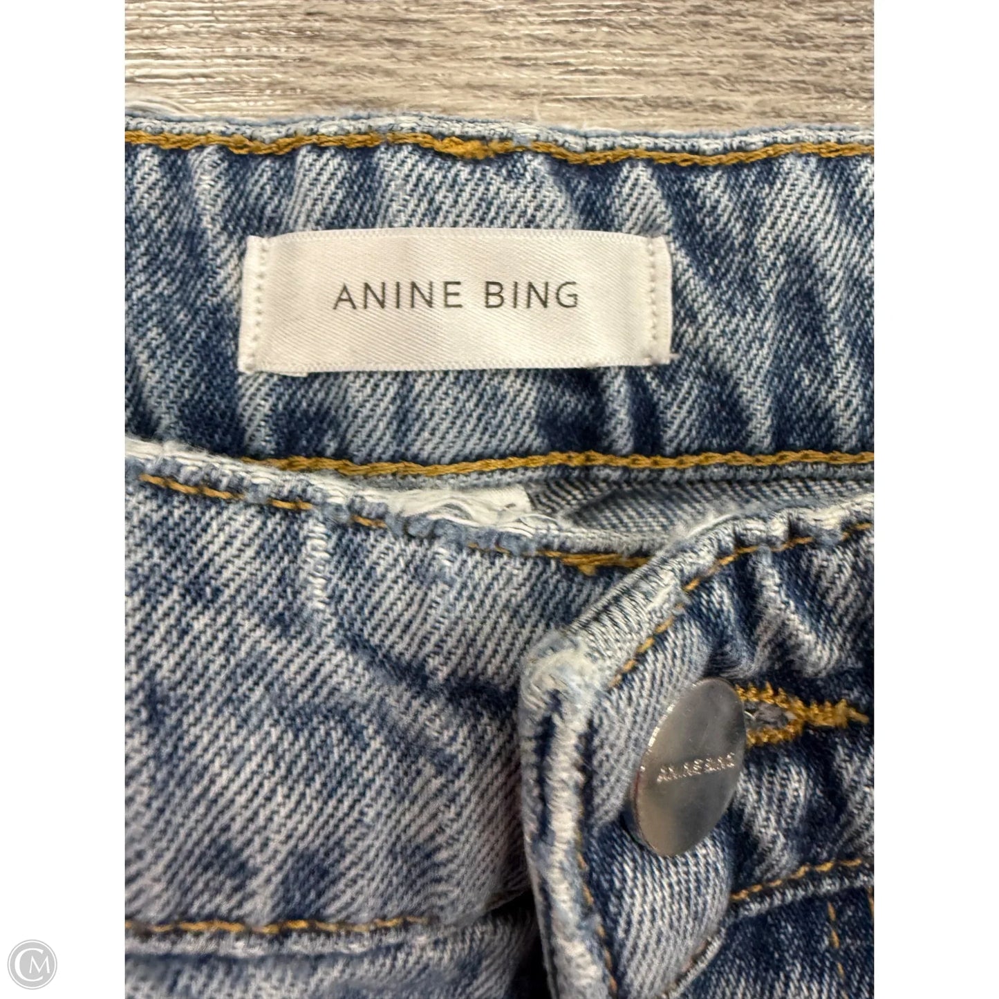 Jeans Straight By Anine Bing In Blue Denim, Size: 2