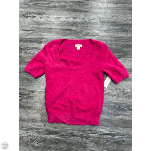 Sweater Short Sleeve By Maeve In Pink, Size: Xs