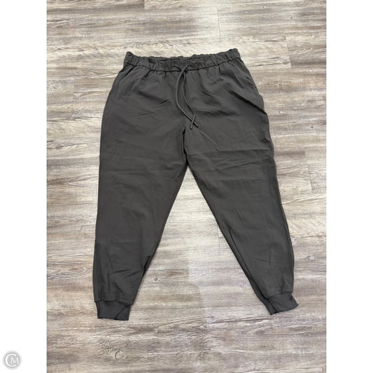 Athletic Pants By Lululemon In Grey, Size: 18