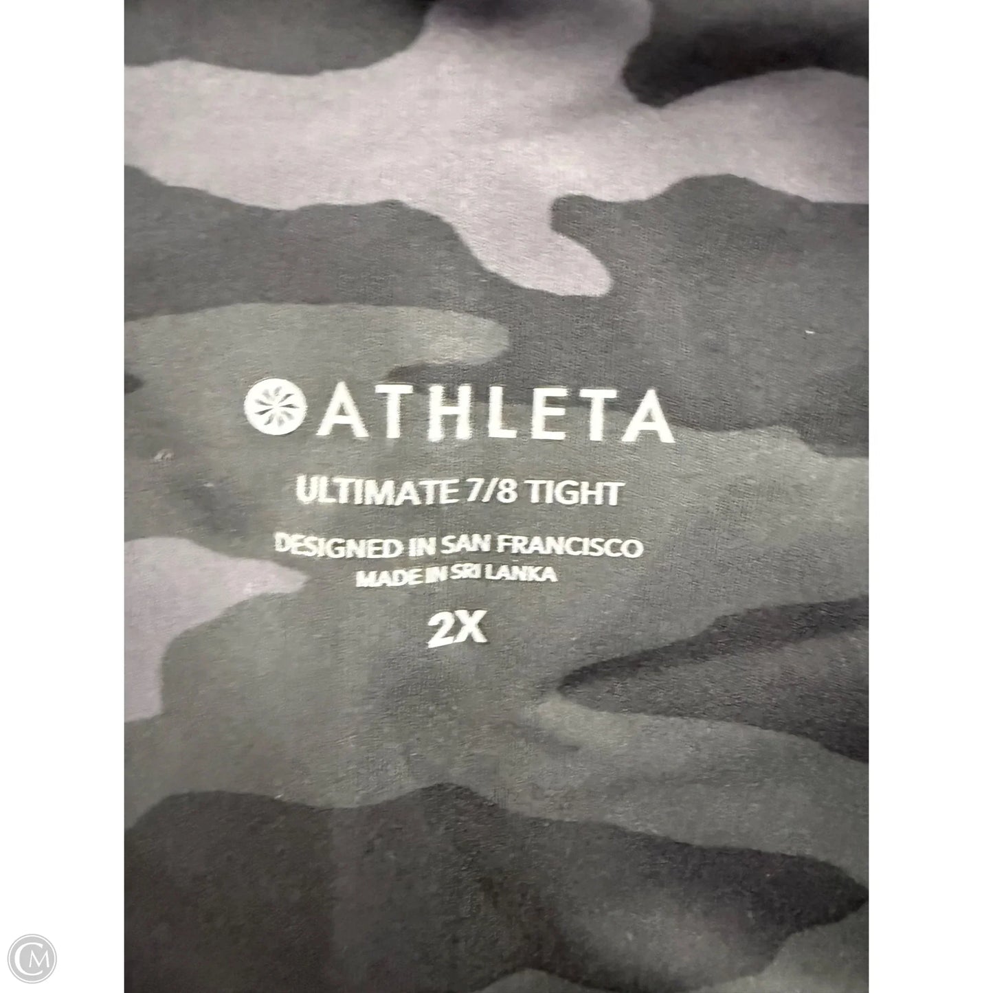 Athletic Leggings By Athleta In Camouflage Print, Size: 2x
