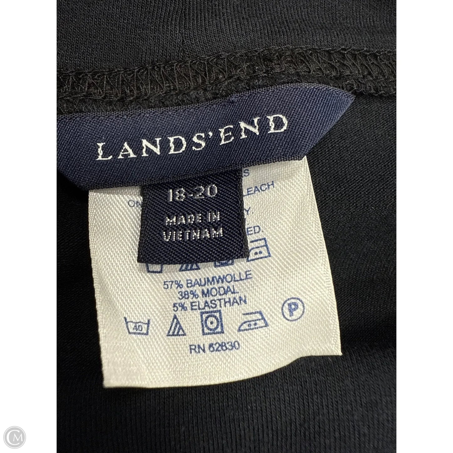 Skirt Mini & Short By Lands End In Black, Size: 18