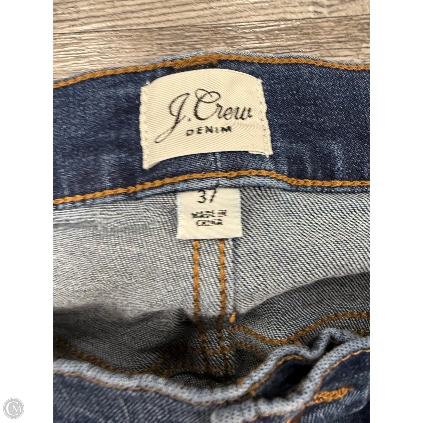 Jeans Skinny By J. Crew In Blue Denim, Size: 22