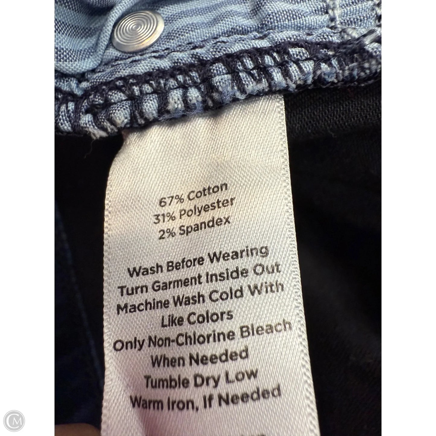 Jeans Skinny By Talbots In Blue Denim, Size: 20