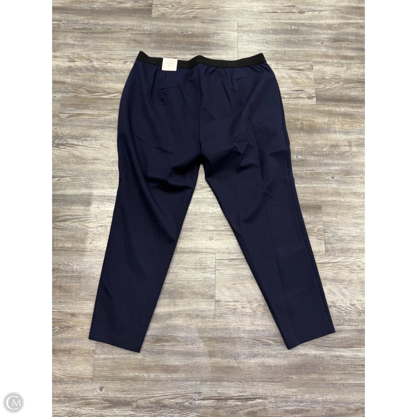 Pants Cropped By Talbots In Navy, Size: 18