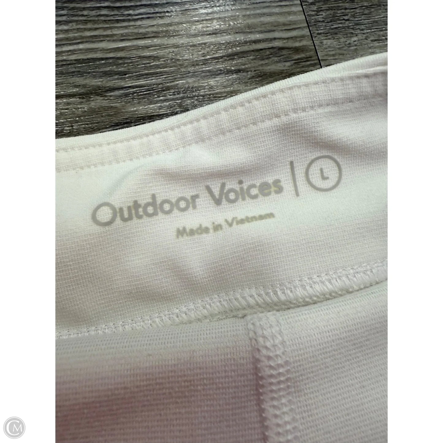 Athletic Skort By Outdoor Voices In White, Size: L