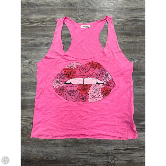 Top Sleeveless By Lauren Moshi In Pink, Size: S