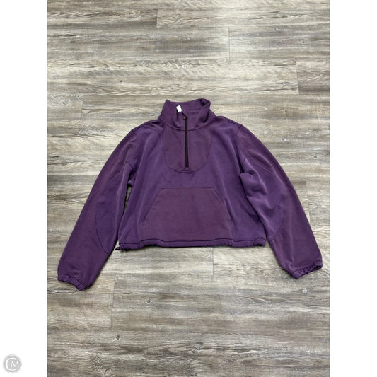 Athletic Sweatshirt Crewneck By Lululemon In Purple, Size: 10