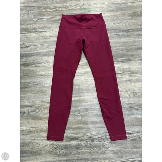 Athletic Leggings By Lululemon In Pink, Size: 8