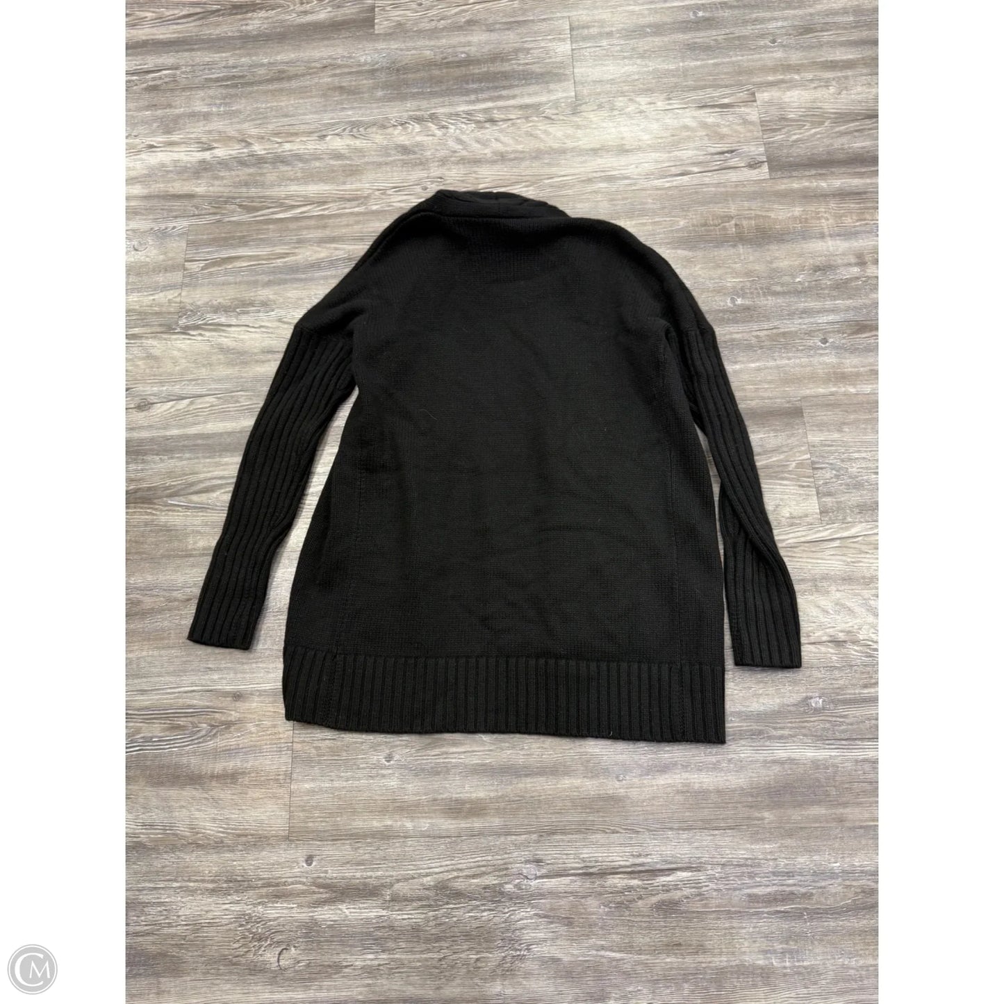 Sweater Cardigan Cashmere By Autumn Cashmere In Black, Size: M