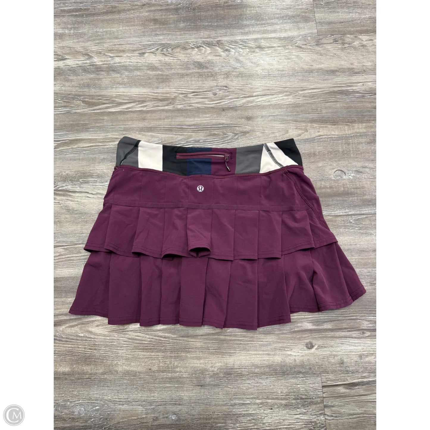 Athletic Skort By Lululemon In Purple, Size: S