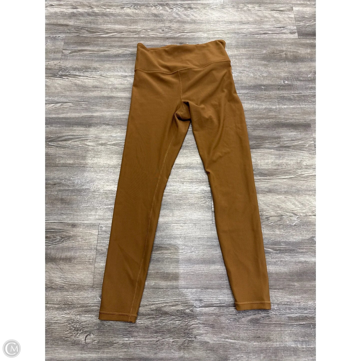 Athletic Leggings By Athleta In Bronze, Size: M