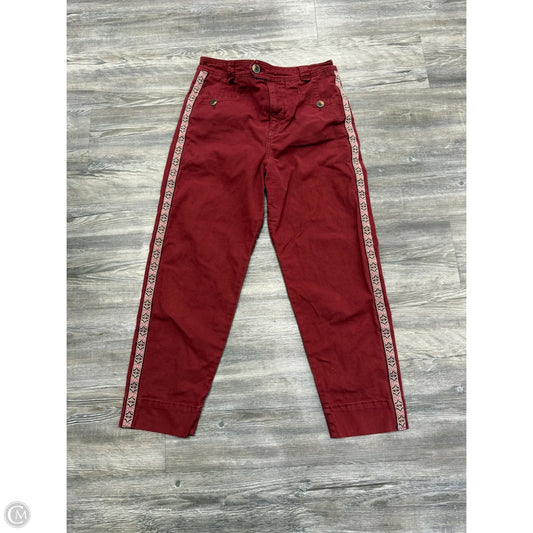 Pants Cargo & Utility By Anthropologie In Red, Size: 4