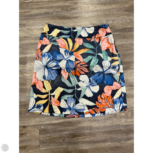 Skirt Mini & Short By Tommy Bahama In Blue & Orange, Size: 0