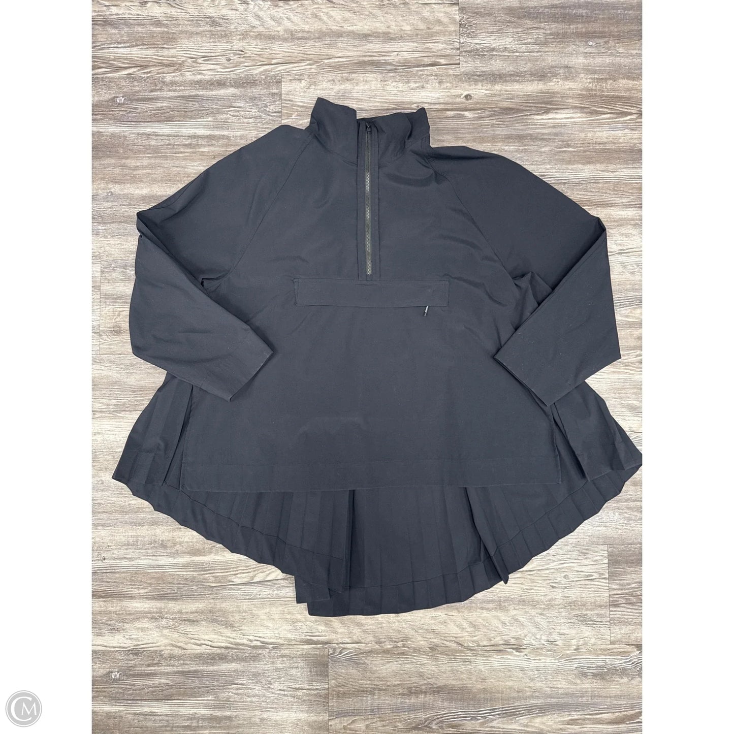 Athletic Jacket By Athleta In Black, Size: L
