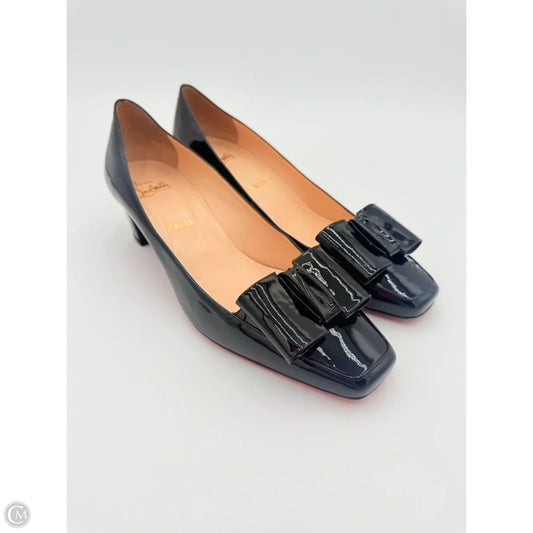Shoes Luxury Designer By Christian Louboutin In Black, Size: 10