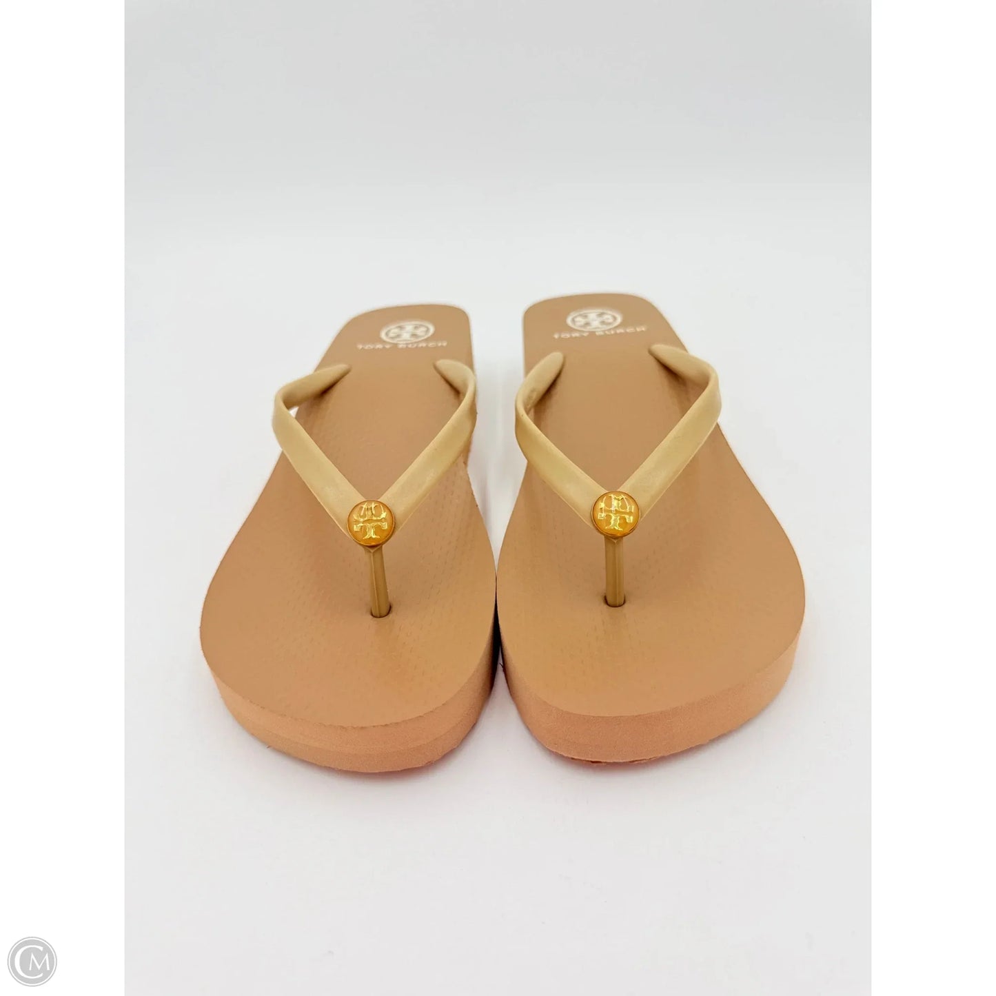Sandals Designer By Tory Burch In Tan, Size: 10