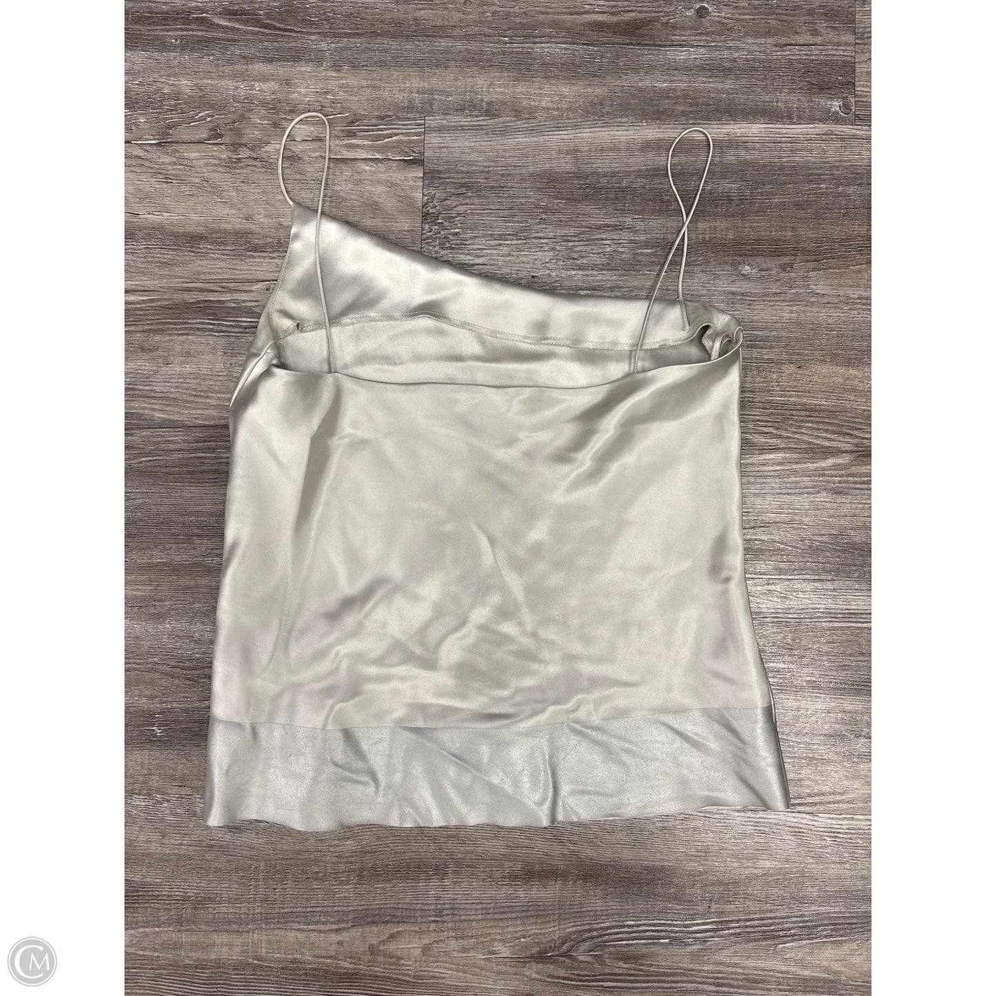 Top Sleeveless By Dkny In Grey & Silver, Size: M