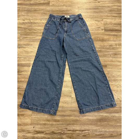 Jeans Wide Leg By Paige In Blue Denim, Size: 6