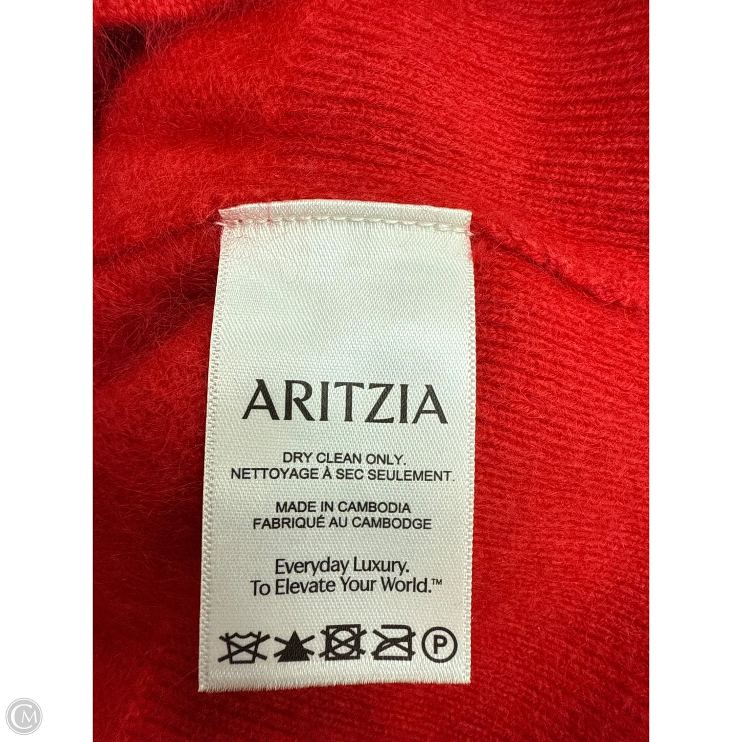 Sweater Cashmere By Aritzia In Red, Size: S