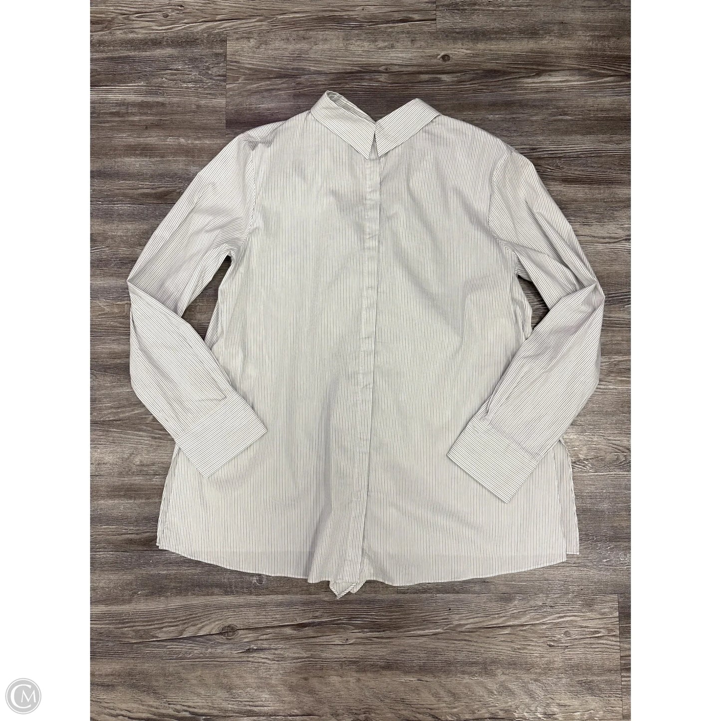 Top Long Sleeve By Dorthee Schumacher In Blue & Grey, Size: S