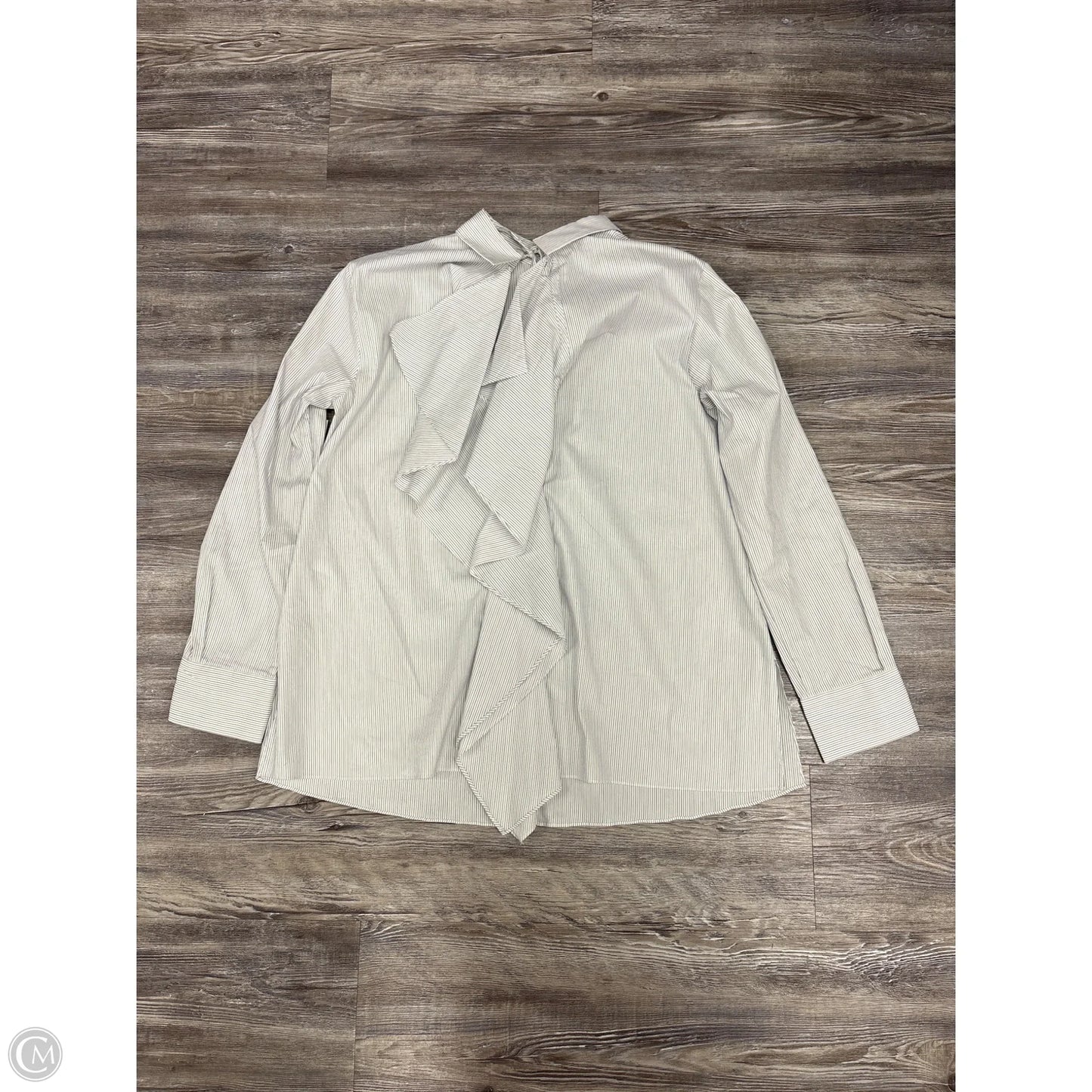 Top Long Sleeve By Dorthee Schumacher In Blue & Grey, Size: S