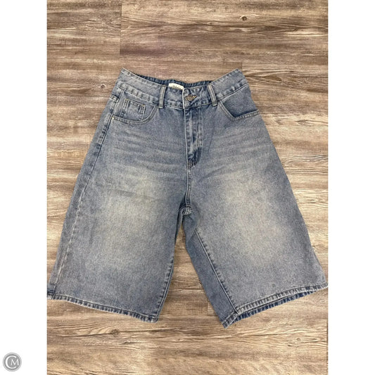 Shorts By Cherie In Blue Denim, Size: L