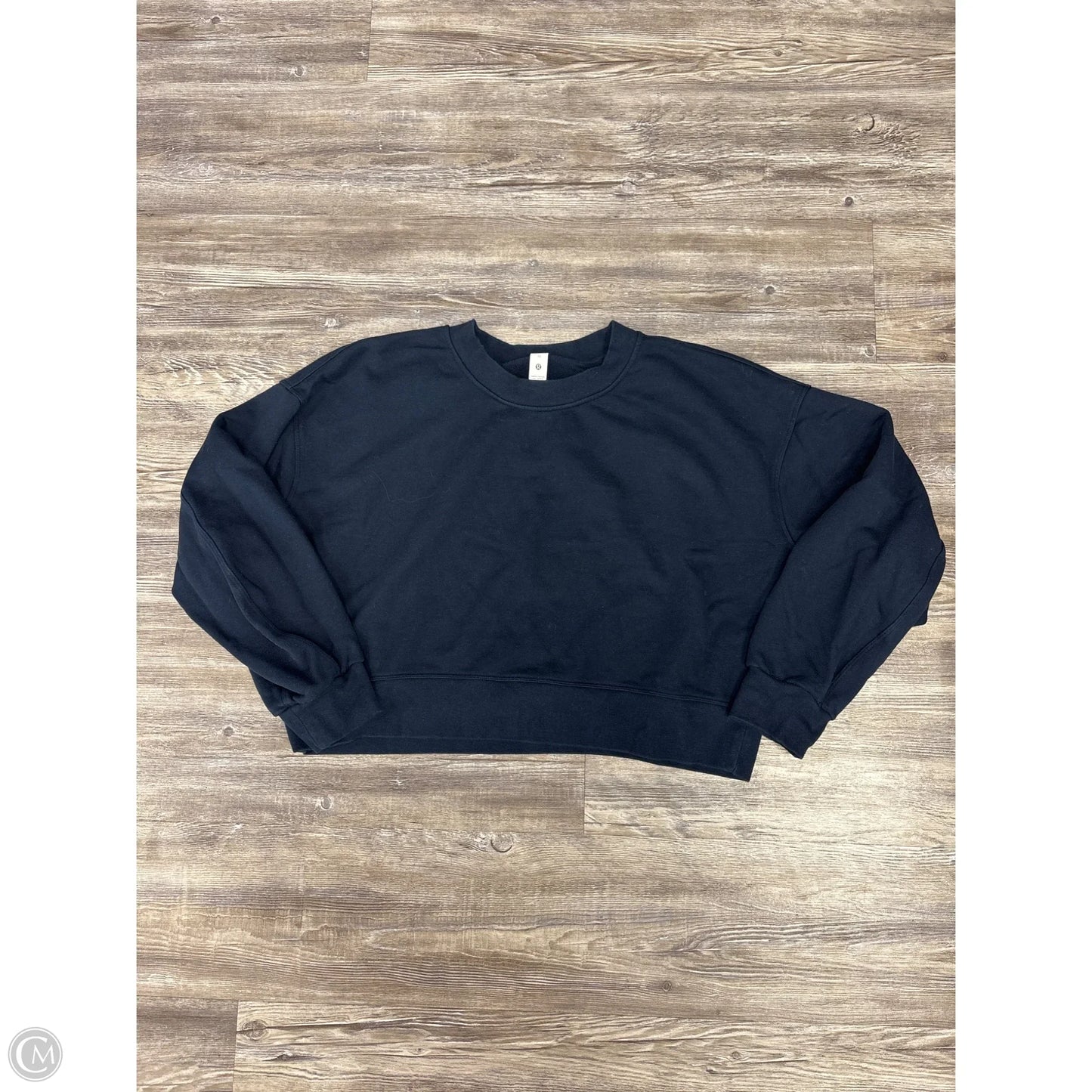 Athletic Sweatshirt Crewneck By Lululemon In Navy, Size: 10
