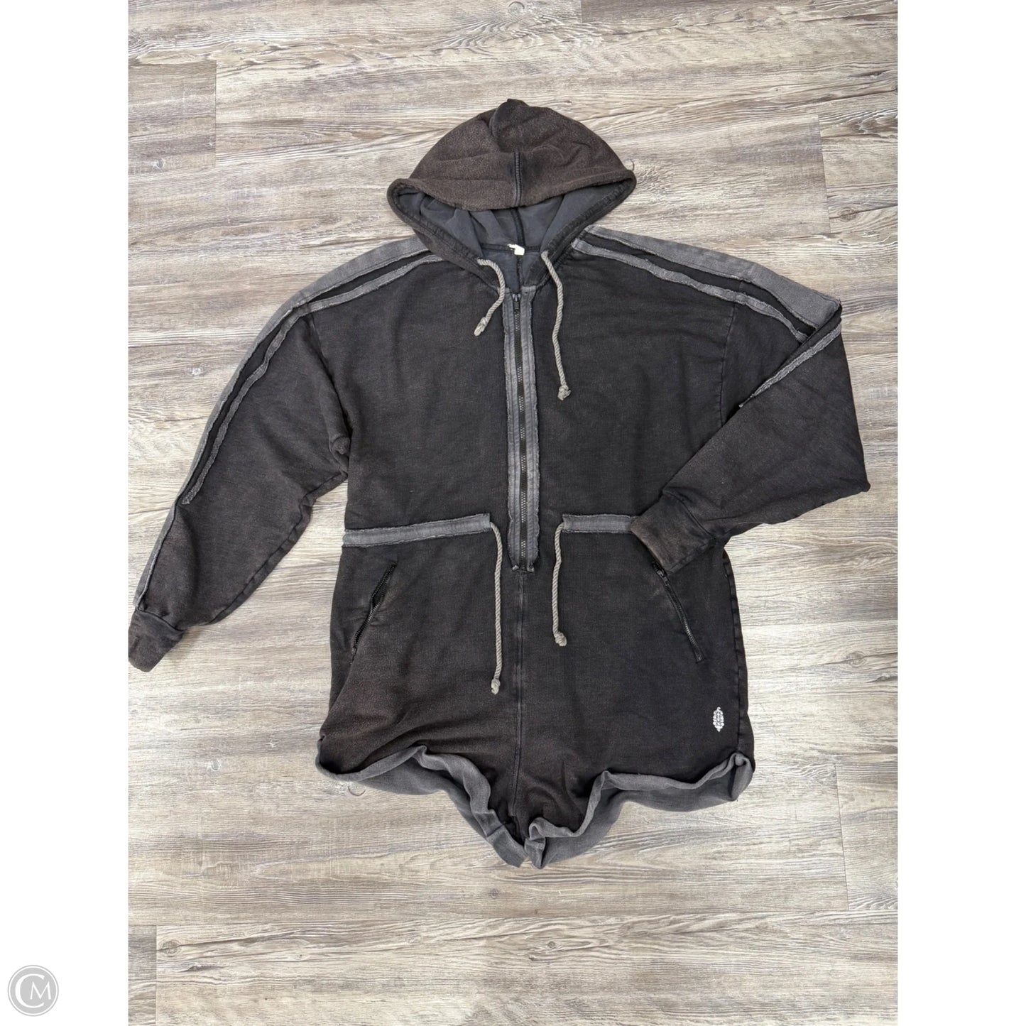 Romper By Free People In Black & Grey, Size: L