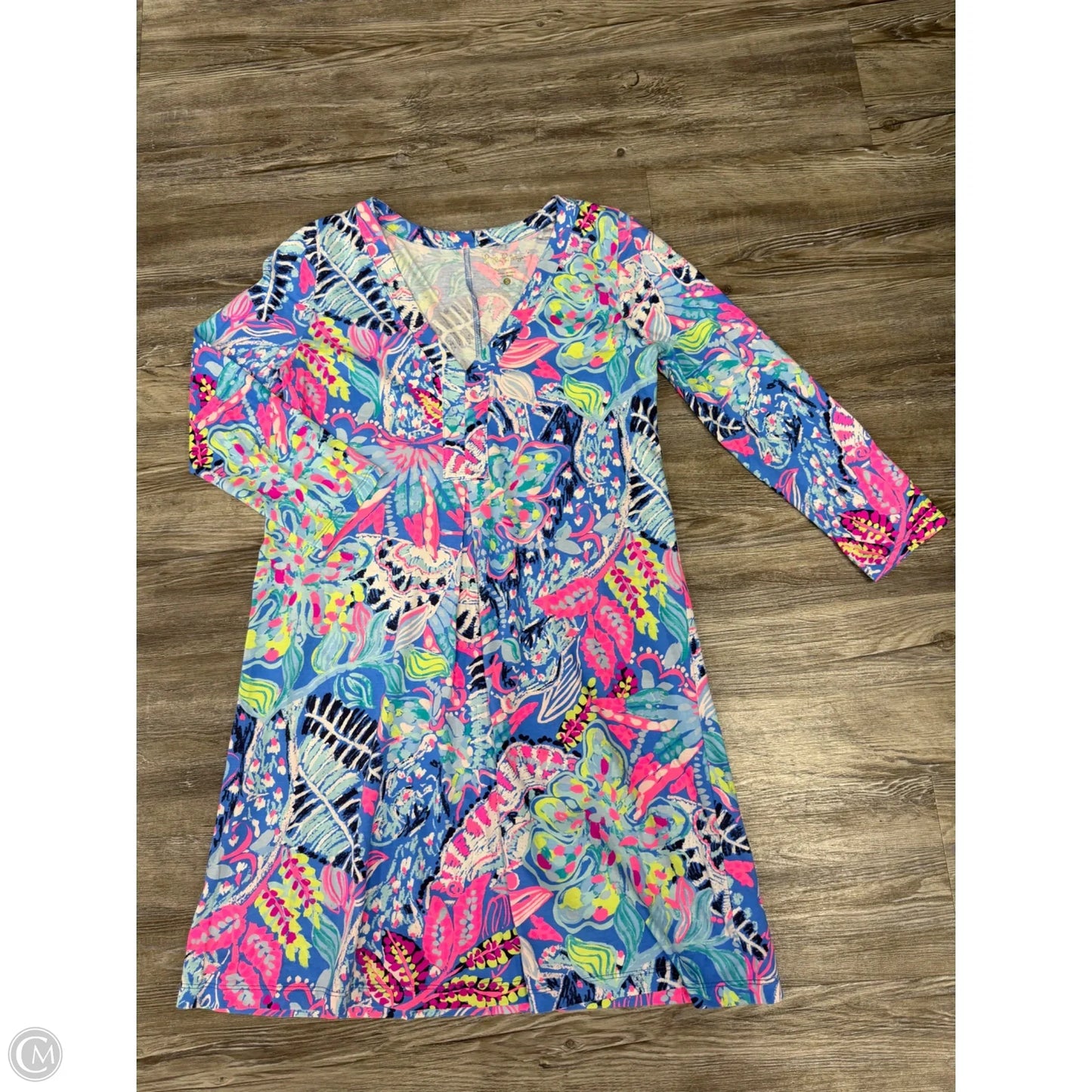 Dress Designer By Lilly Pulitzer In Blue & Pink, Size: S