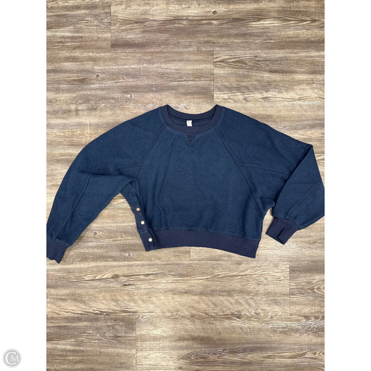 Sweatshirt Crewneck By Daily Practice By Anthropologie In Blue, Size: Xxs