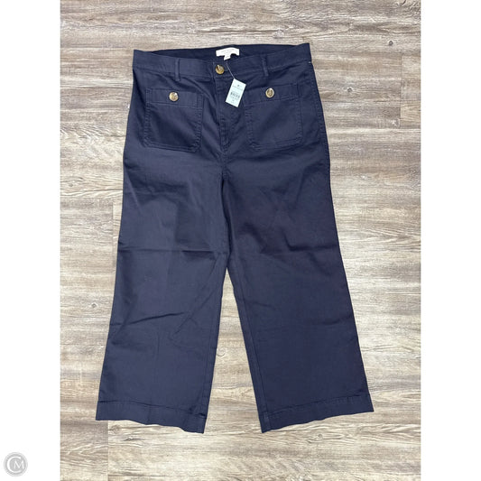 Pants Wide Leg By Ann Taylor In Navy, Size: 12p