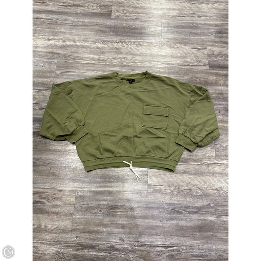 Sweatshirt Crewneck By J. Crew In Green, Size: L