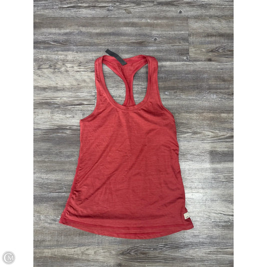 Athletic Tank Top By Vuori In Red, Size: Xs