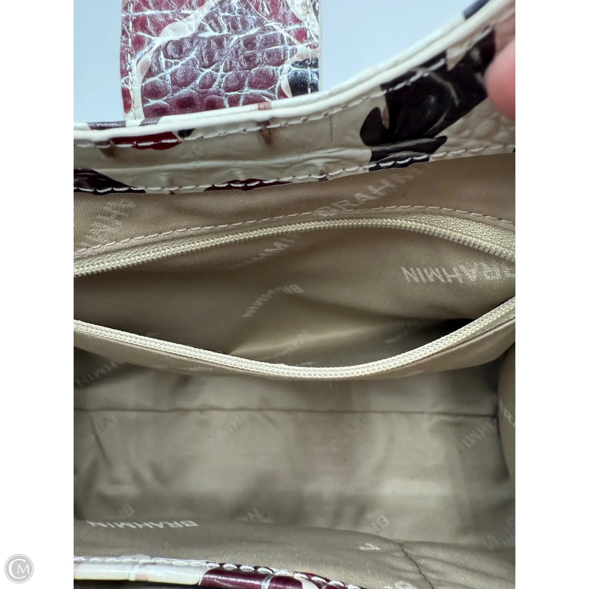 Handbag Designer By Brahmin, Size: Small