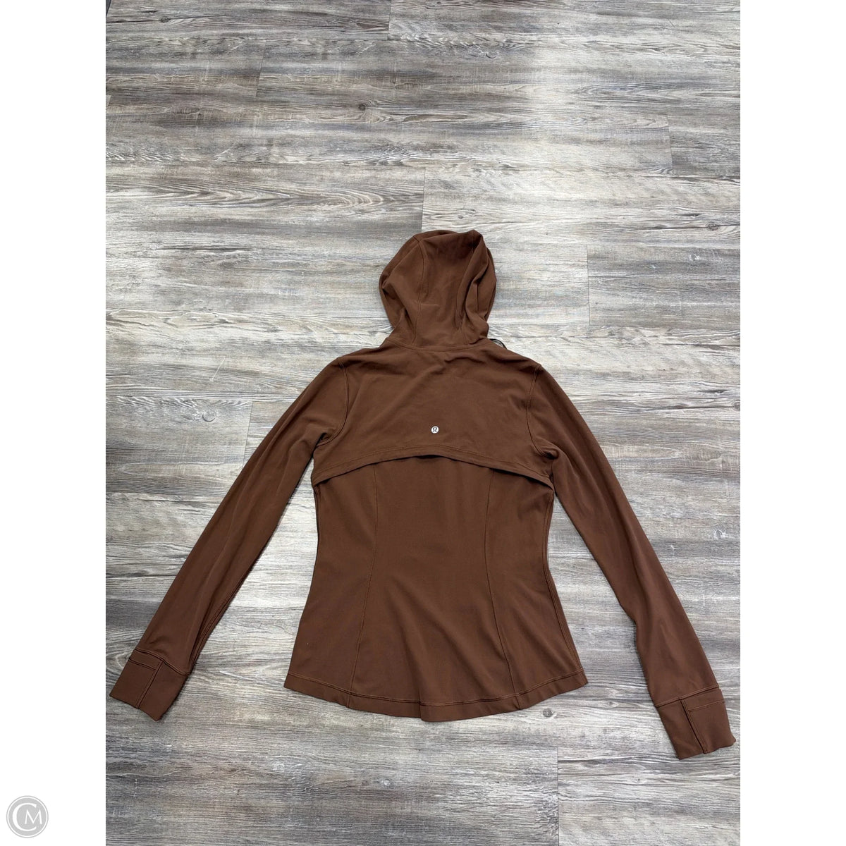 Athletic Jacket By Lululemon In Brown, Size: 10