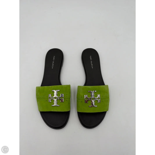 Sandals Designer By Tory Burch In Green, Size: 6