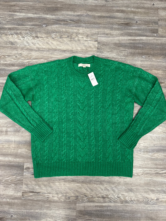 Sweater By Loft In Green, Size: M