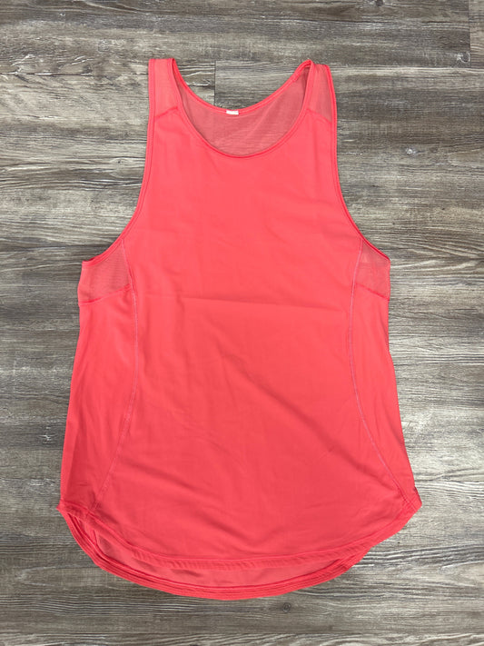 Athletic Tank Top By Lululemon In Pink, Size: S