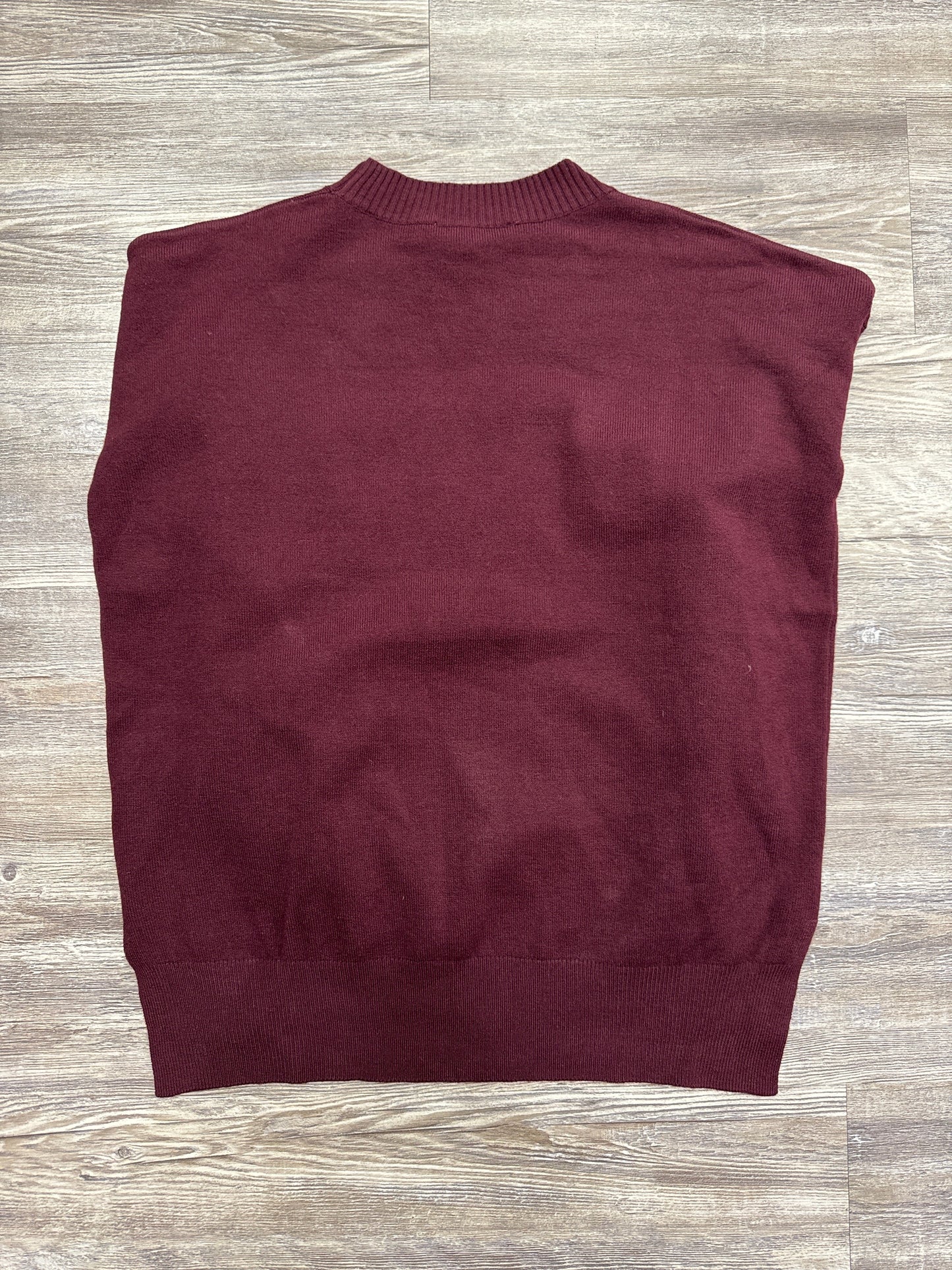 Sweater By French Connection In Maroon, Size: Xs