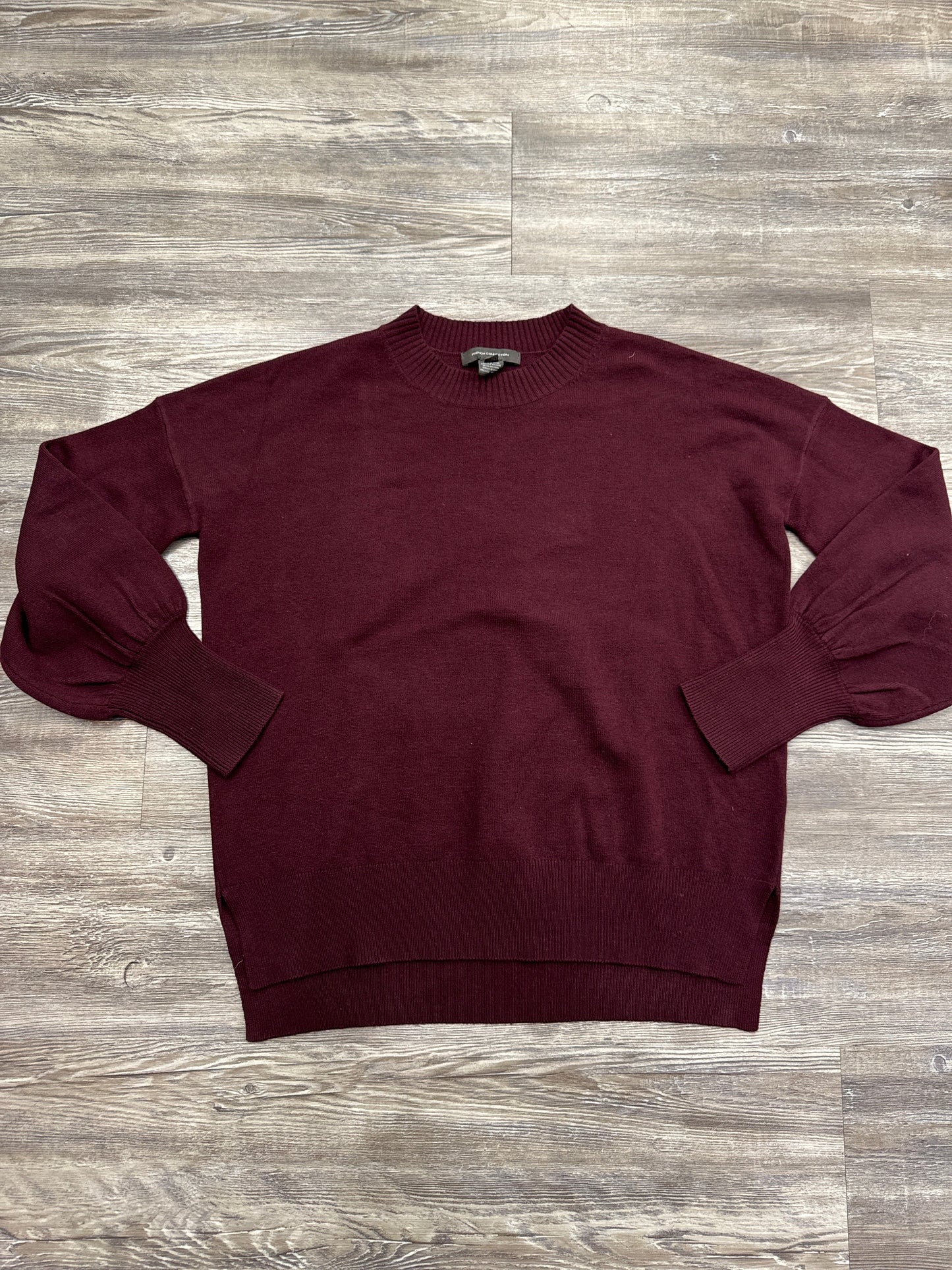 Sweater By French Connection In Maroon, Size: Xs