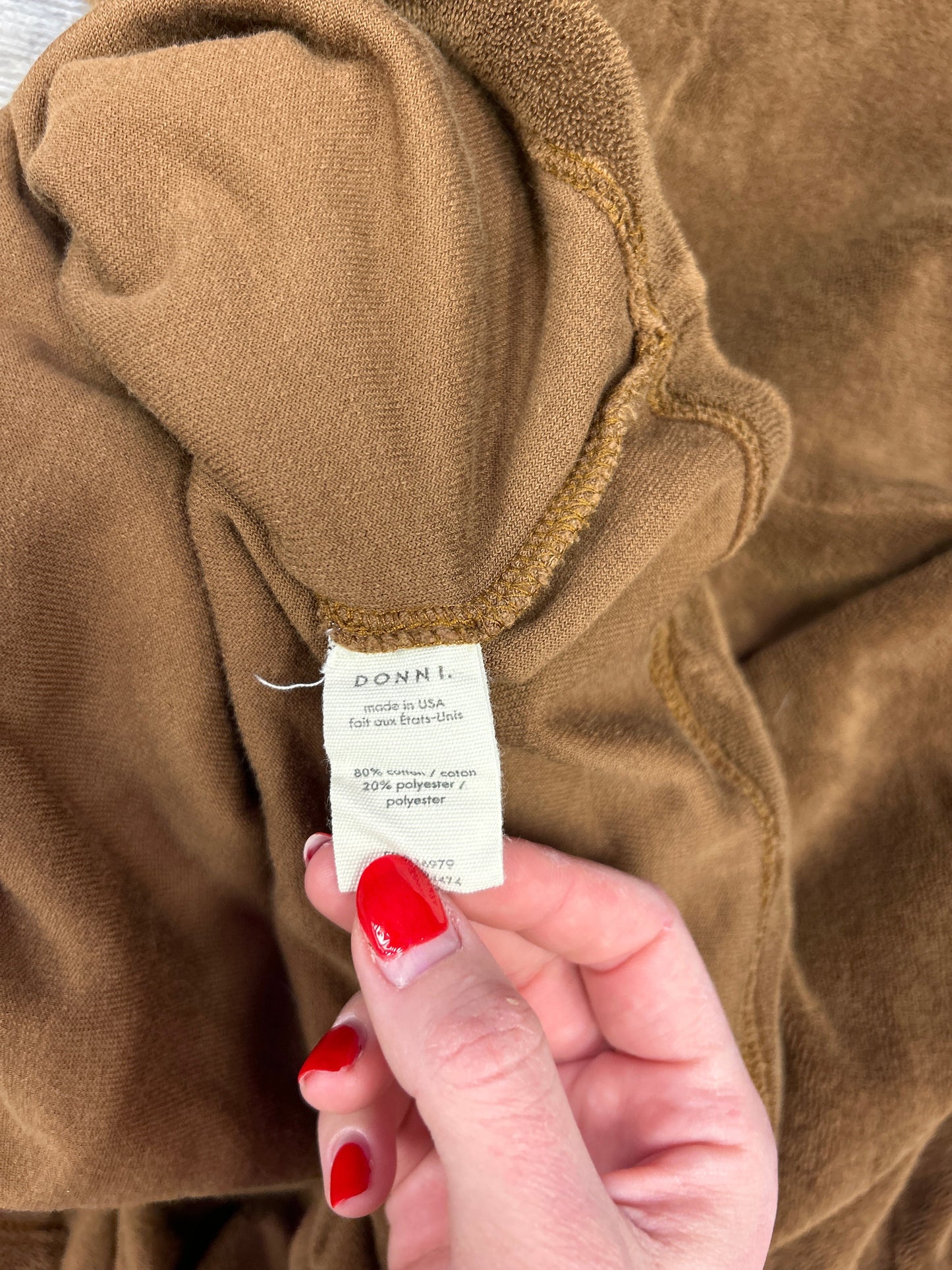 Sweater By Donni In Brown, Size: Xs