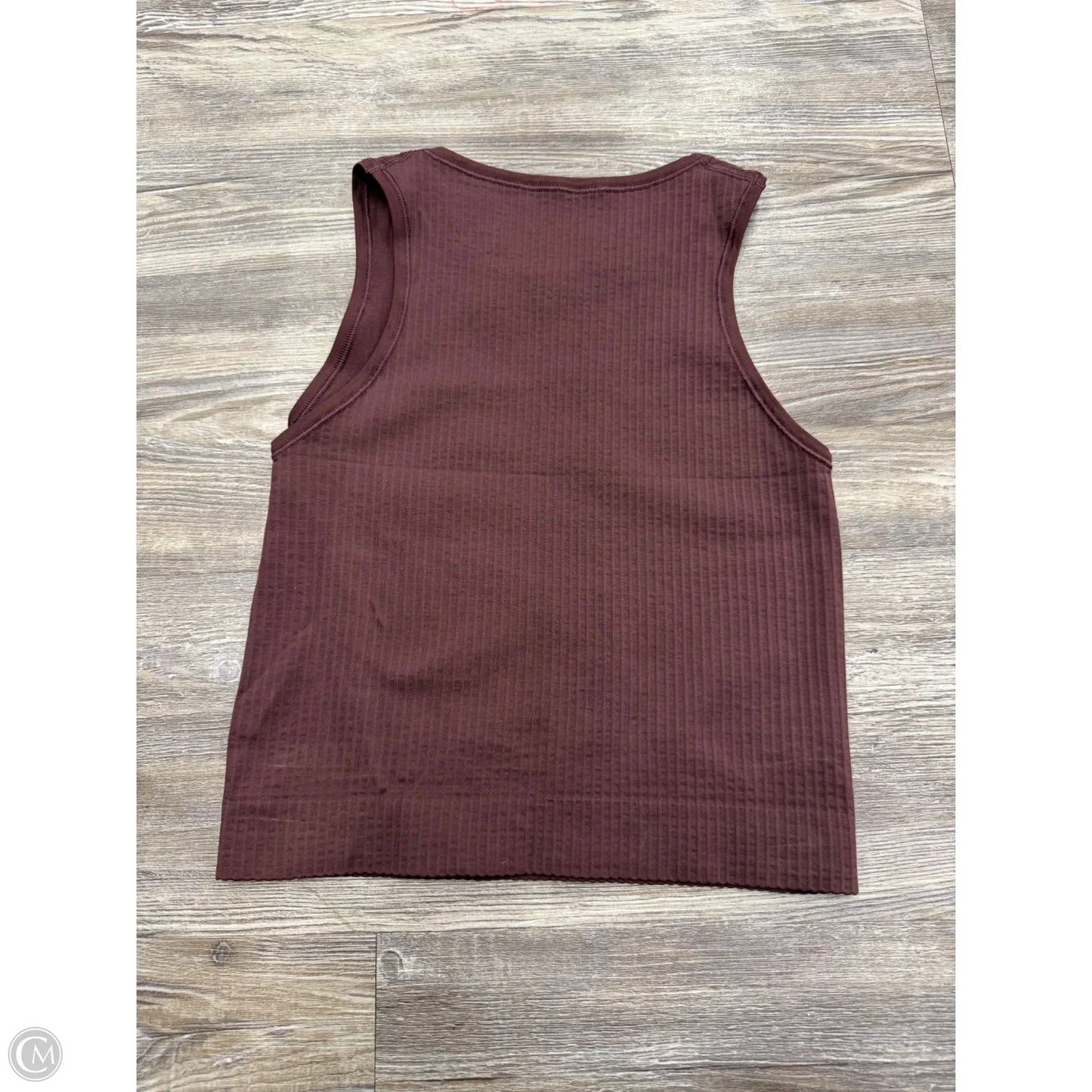 Top Sleeveless By Anthropologie In Maroon, Size: Xxs