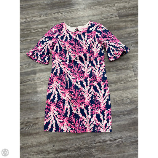 Dress Designer By Lilly Pulitzer In Blue & Pink, Size: 8