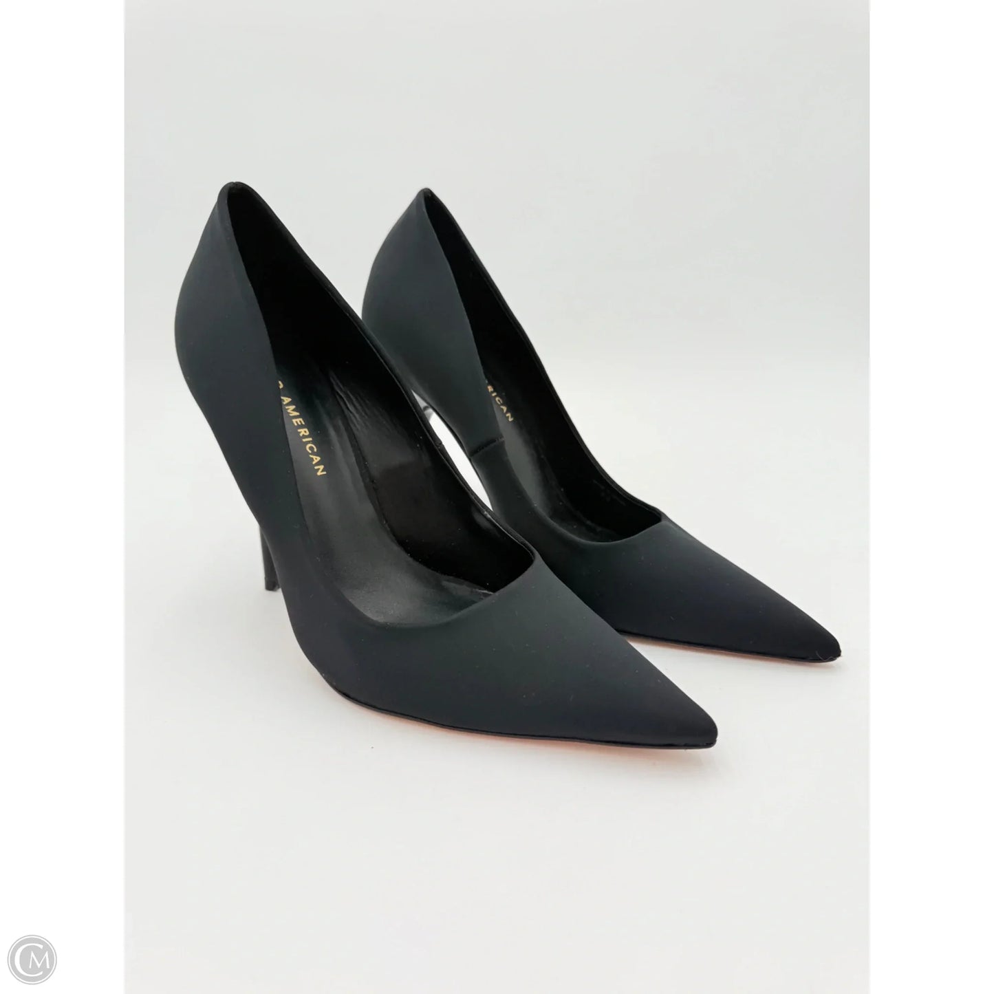 Sandals Heels Stiletto By Good American In Black, Size: 8.5