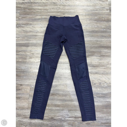 Athletic Leggings By Alo In Blue, Size: S