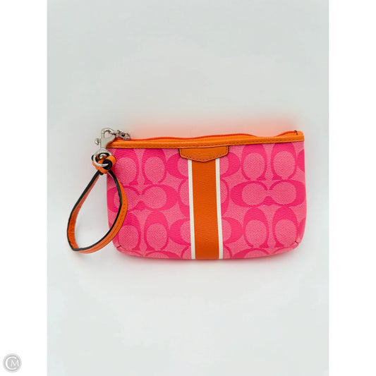 Wristlet Designer By Coach, Size: Small