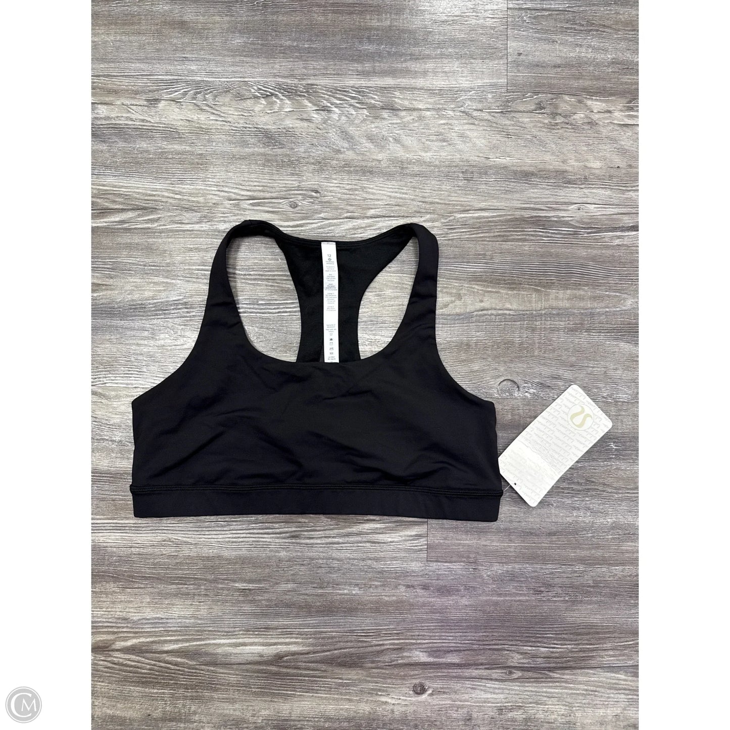 Athletic Bra By Lululemon In Black, Size: 12
