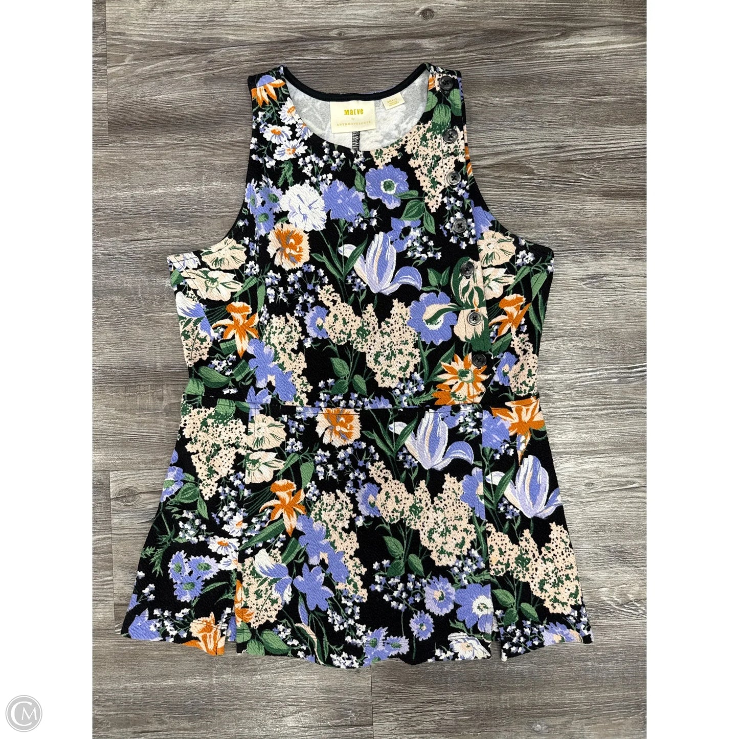 Top Sleeveless By Maeve In Floral Print, Size: S