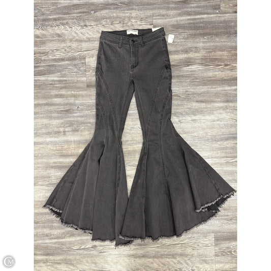 Jeans Flared By We The Free In Black Denim, Size: 0
